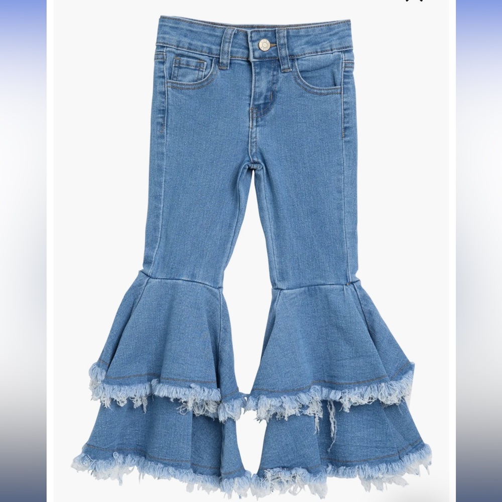 Girls Flare Denim Jeans